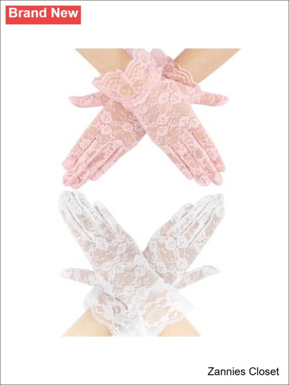 ✨ Lace Gloves Short Tea Party Wedding Bridal Opera Halloween Cosplay Accessory